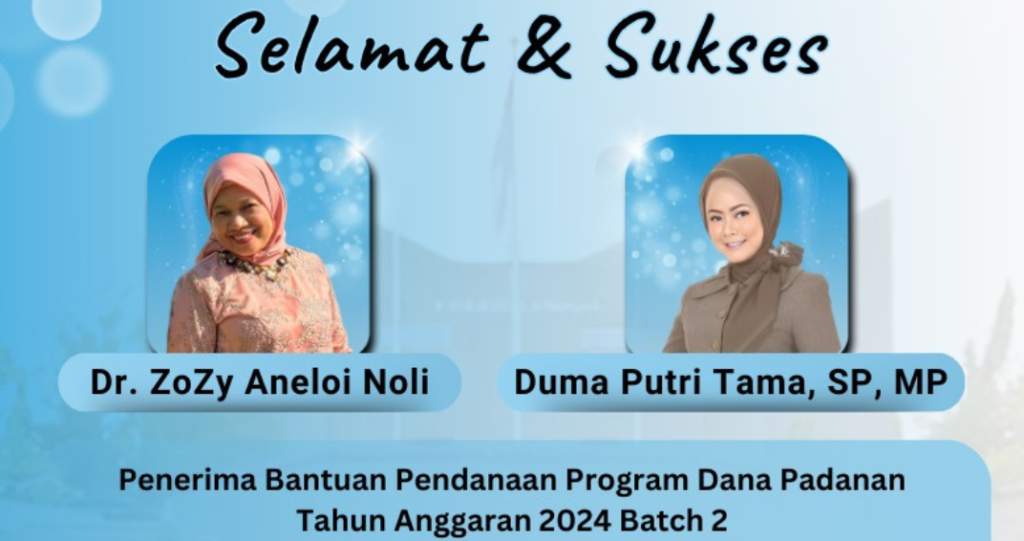 Dua Dosen Universitas Andalas Lolos Pendanaan Program Dana Padanan 2024 Batch 2