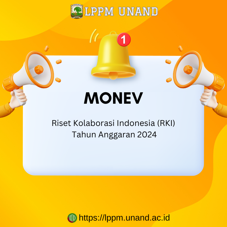 Pengumuman Monev Kemajuan RKI Tahun 2024