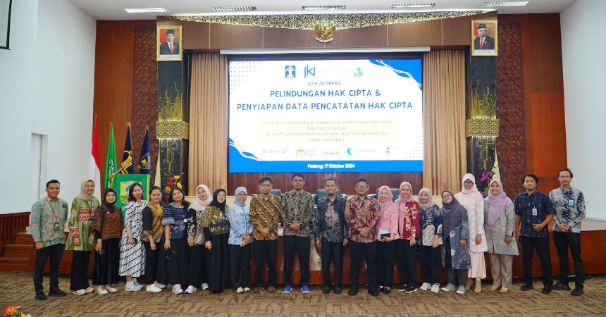 Universitas Andalas dan DJKI Gelar Diskusi Perlindungan Hak Cipta dan Pencatatan Data