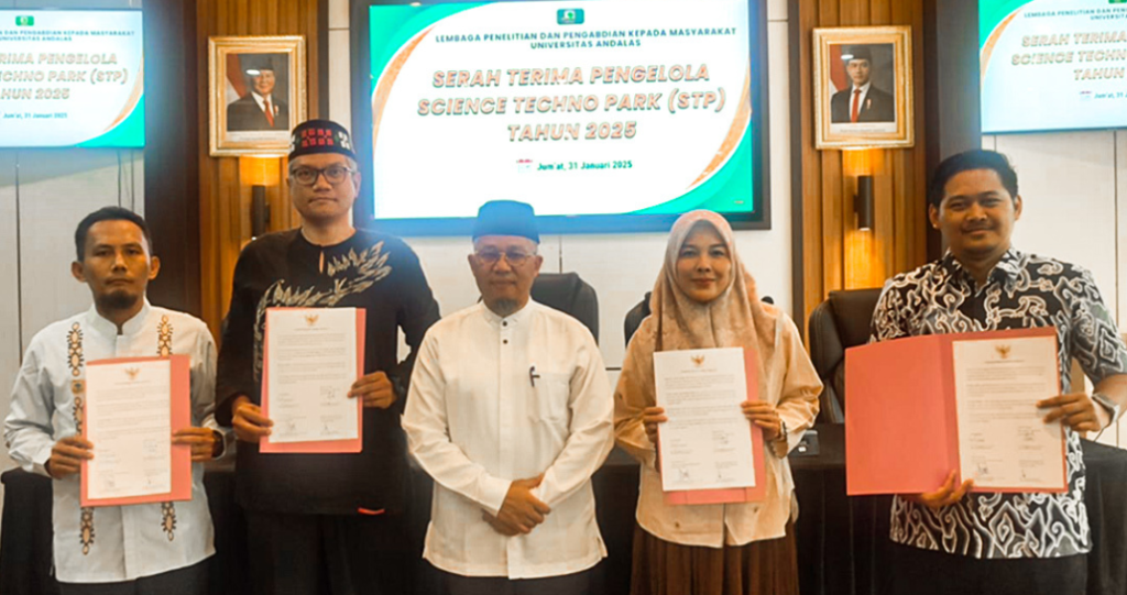 Perkuat Inovasi, UNAND Alihkan Pengelolaan STP ke Direktorat Kerja Sama dan Hilirisasi