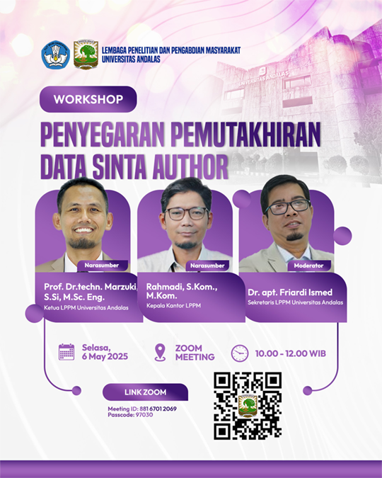 Workshop Penyegaran Pemutakhiran Data SINTA Author