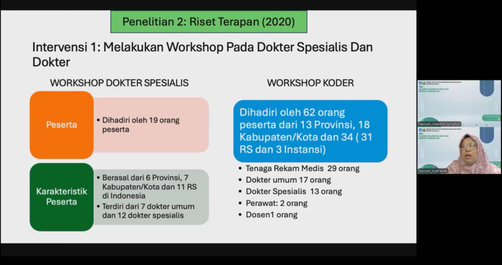 Research Webinar Series Edisi Juli, Bahas Peluang Riset dan Strategi Keberlanjutan JKN