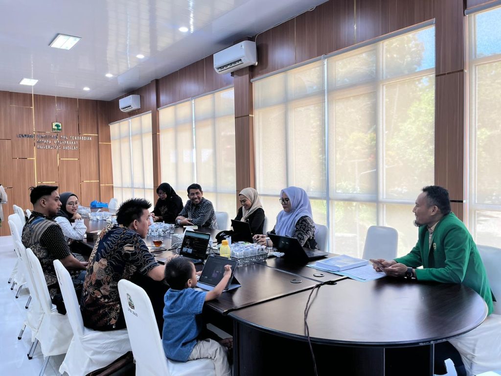 BBPKK Bandung Barat Kunjungi Universitas Andalas untuk Monitoring dan Evaluasi Program Pendampingan TKM Lanjutan 2025