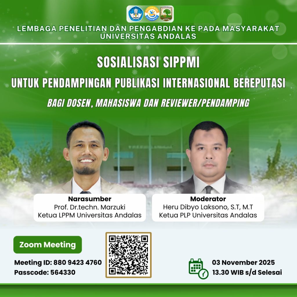 Sosialisasi SIPPMI – Layanan Pendampingan Publikasi Internasional Bereputasi